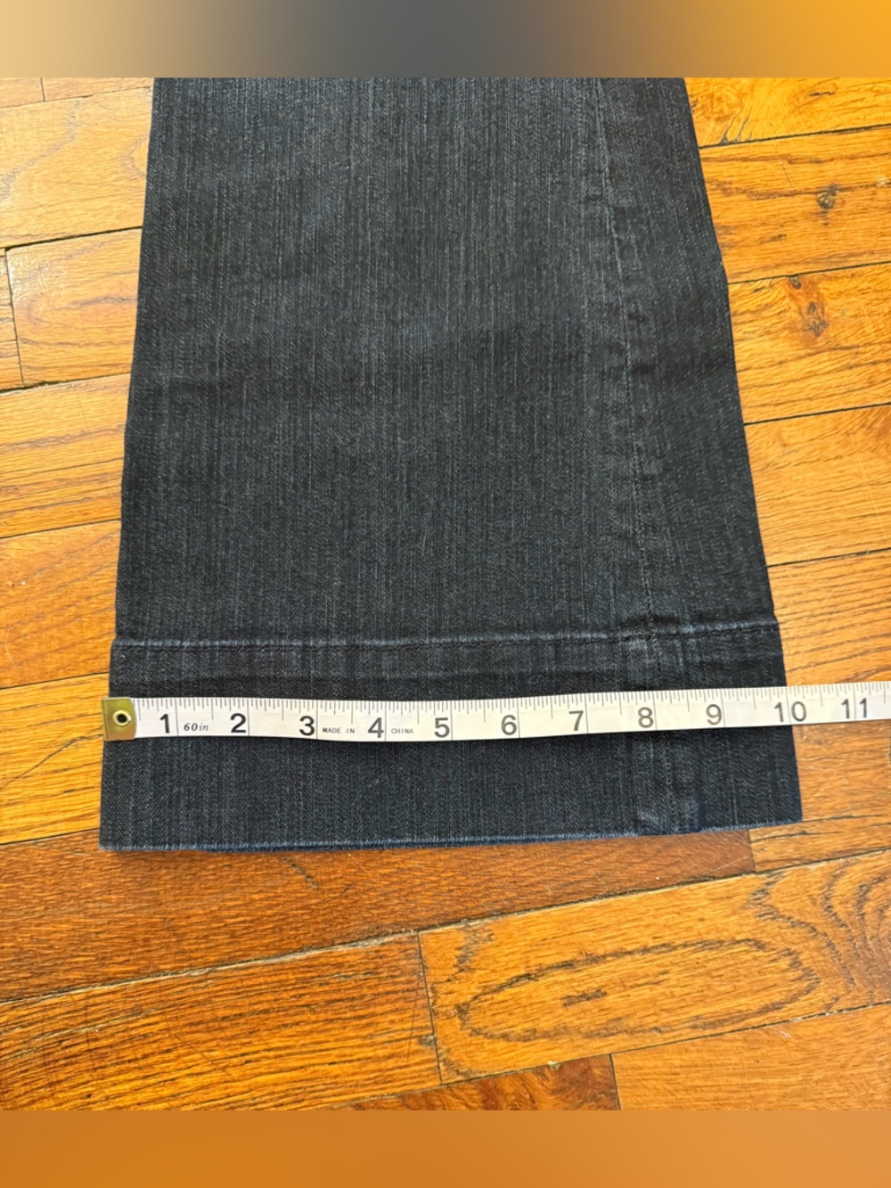 See Thru Soul Women's Dark Wash Flare Jeans - Picture 7 of 12